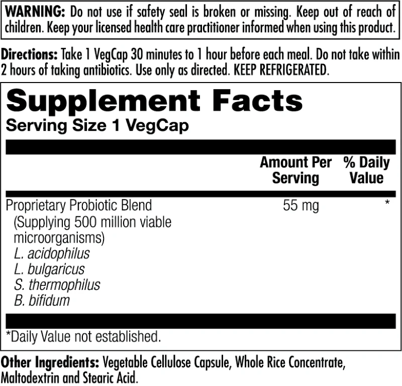 Acidophilus Probiotic-4 VegCaps - Image 2