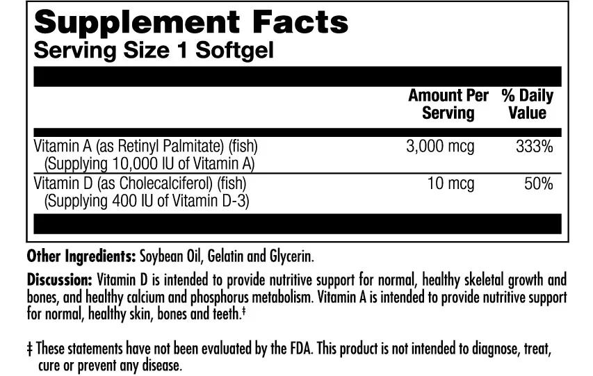 Vitamin A & D ActivGels™ Softgels - Image 4