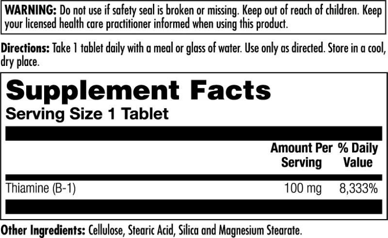 B-1 Tablets 100mg - Image 2