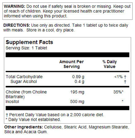 Choline Inositol Sustained Release Tablets - Image 2