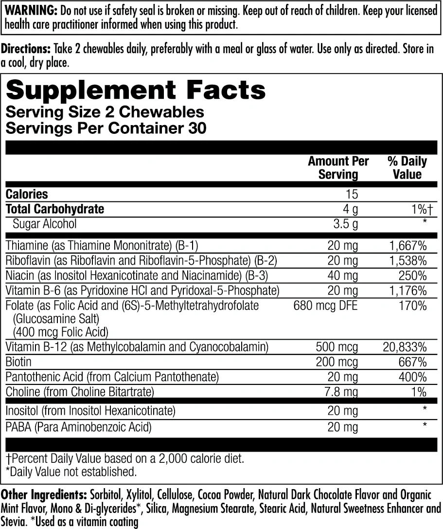 Coenzyme B-Complex Chewables - Image 2