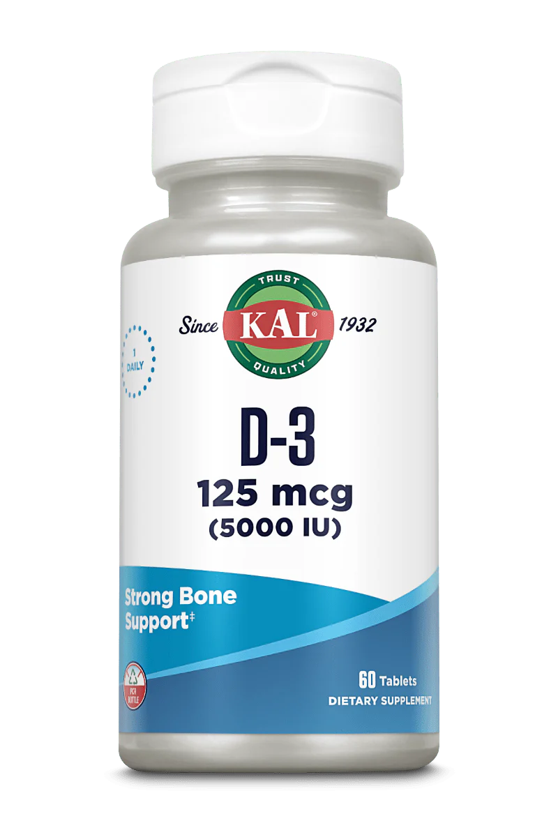 D-3 125 mcg (5000 IU) Tablets