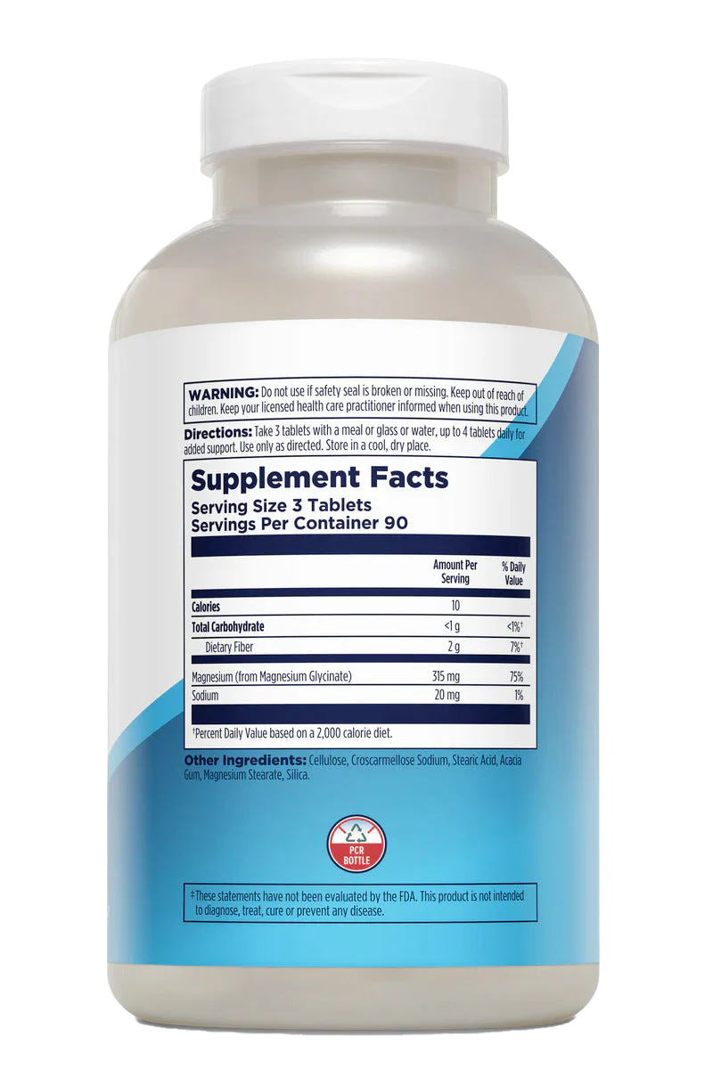 Magnesium Glycinate Fully Chelated Tablets - Image 2