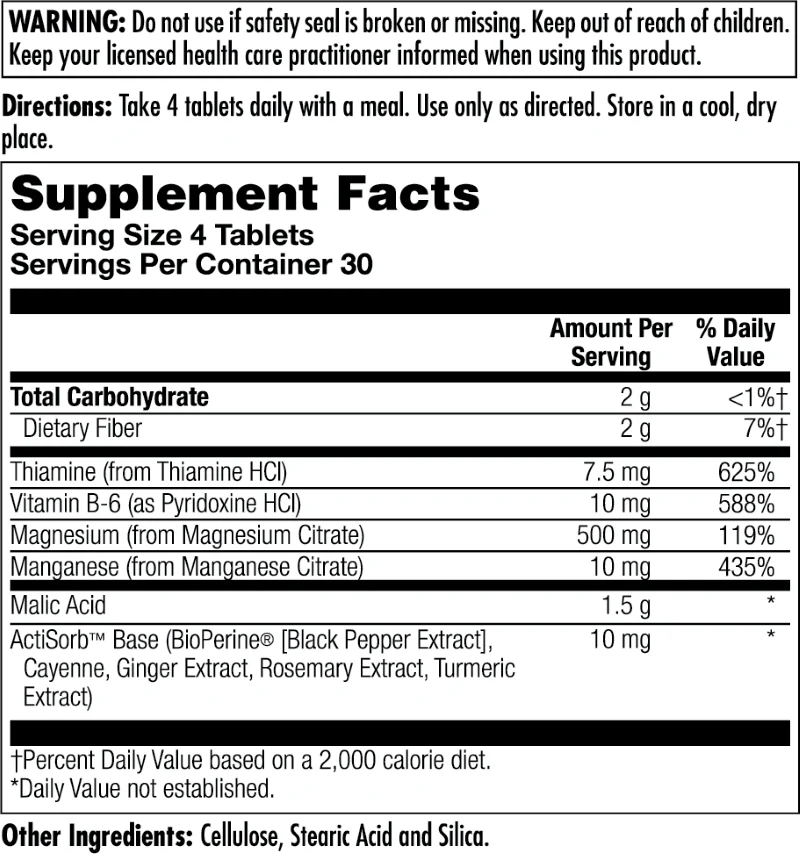 Malic Acid & Magnesium Tablets - Image 2