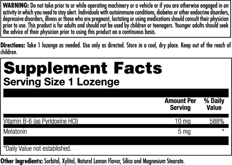 Melatonin Lozenges 5 mg - Image 3