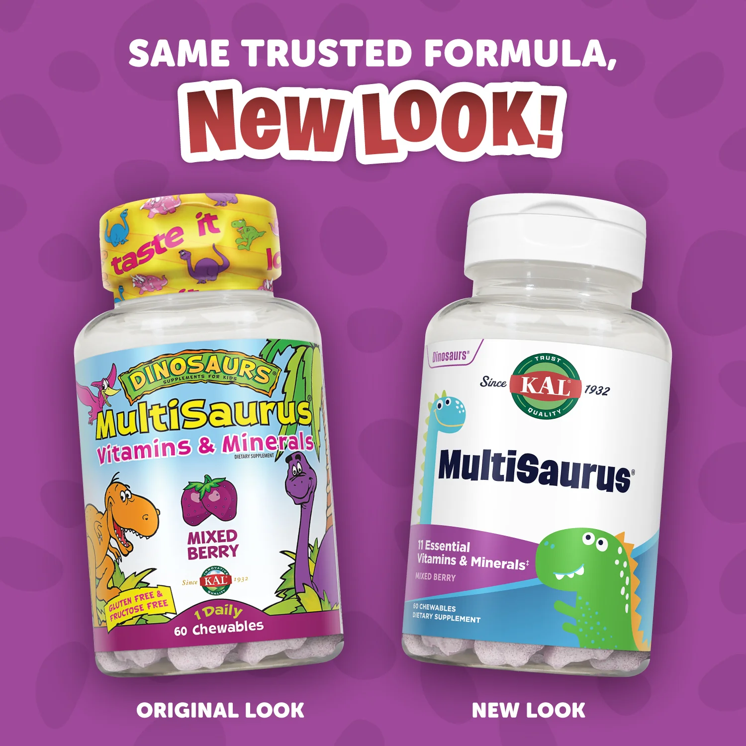 MultiSaurus® Kids Multivitamin Mixed Berry - Image 2