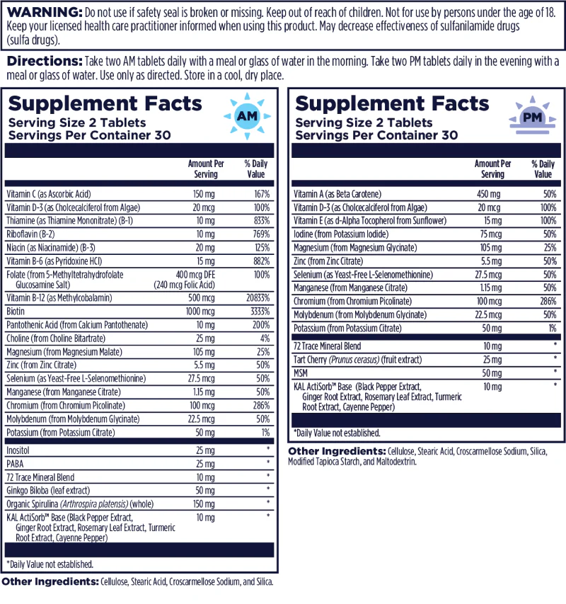 Multivitamin AM/PM Women's 50+ Tablets - Image 4