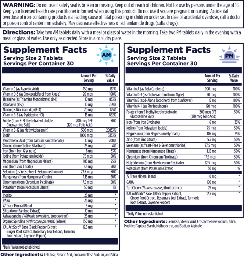 Multivitamin AM/PM Women's Tablets - Image 4
