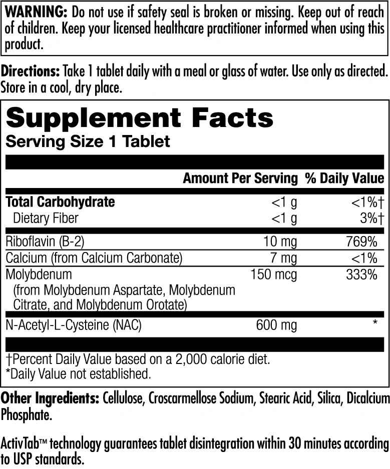 NAC+ Tablets 600 mg - Image 3
