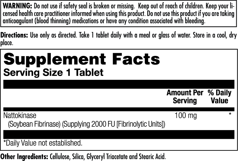Nattokinase Tablets 100 mg - Image 3