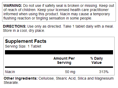 Niacin Tablets 50mg - Image 2