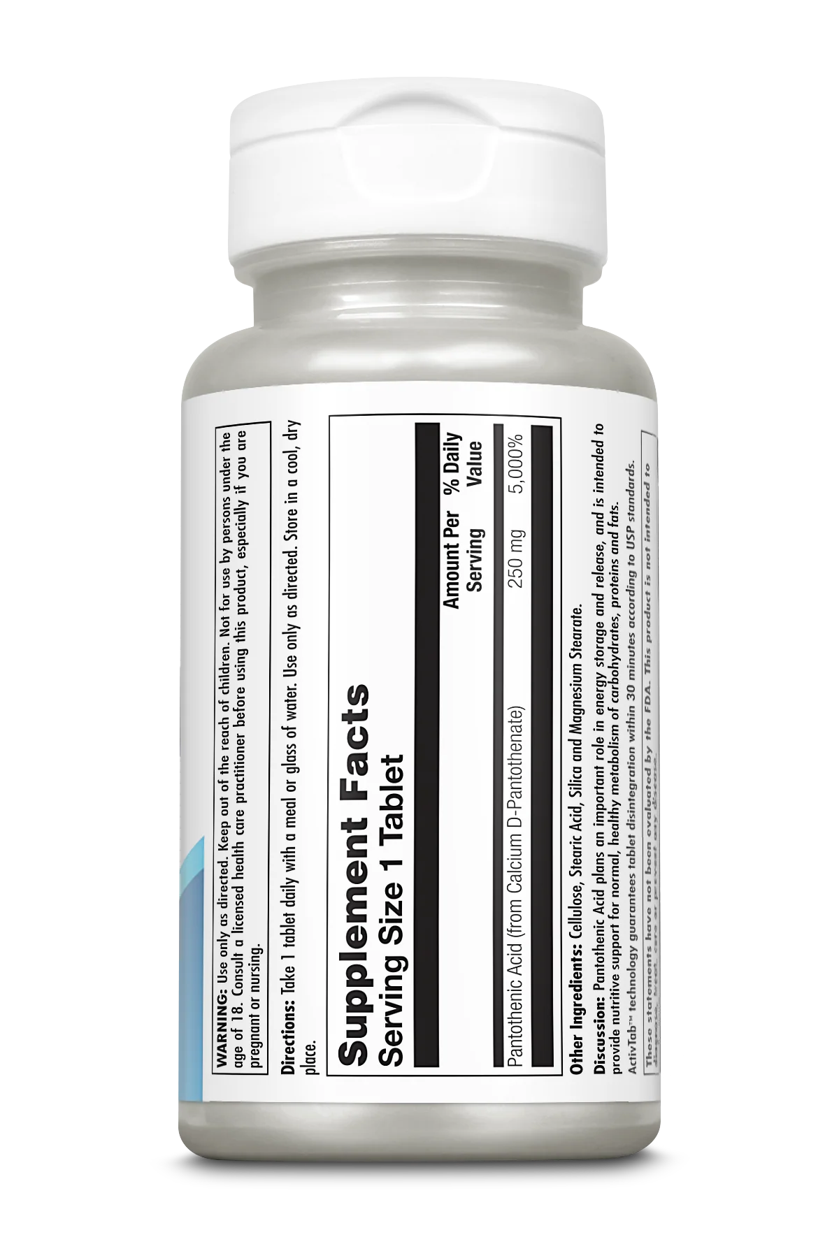 Pantothenic Acid Tablets 250 mg - Image 3