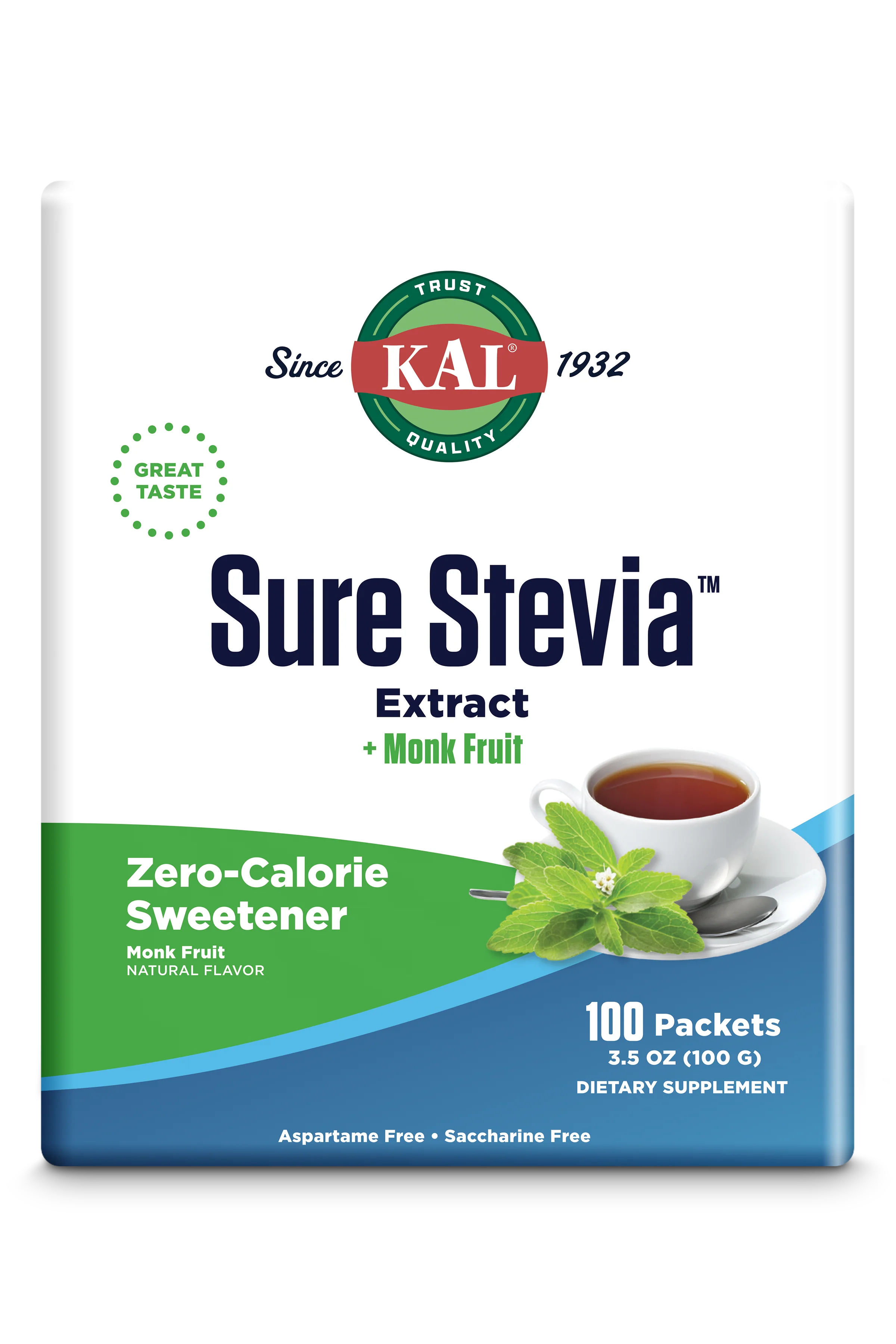 Sure Stevia™ Plus Monk Fruit
