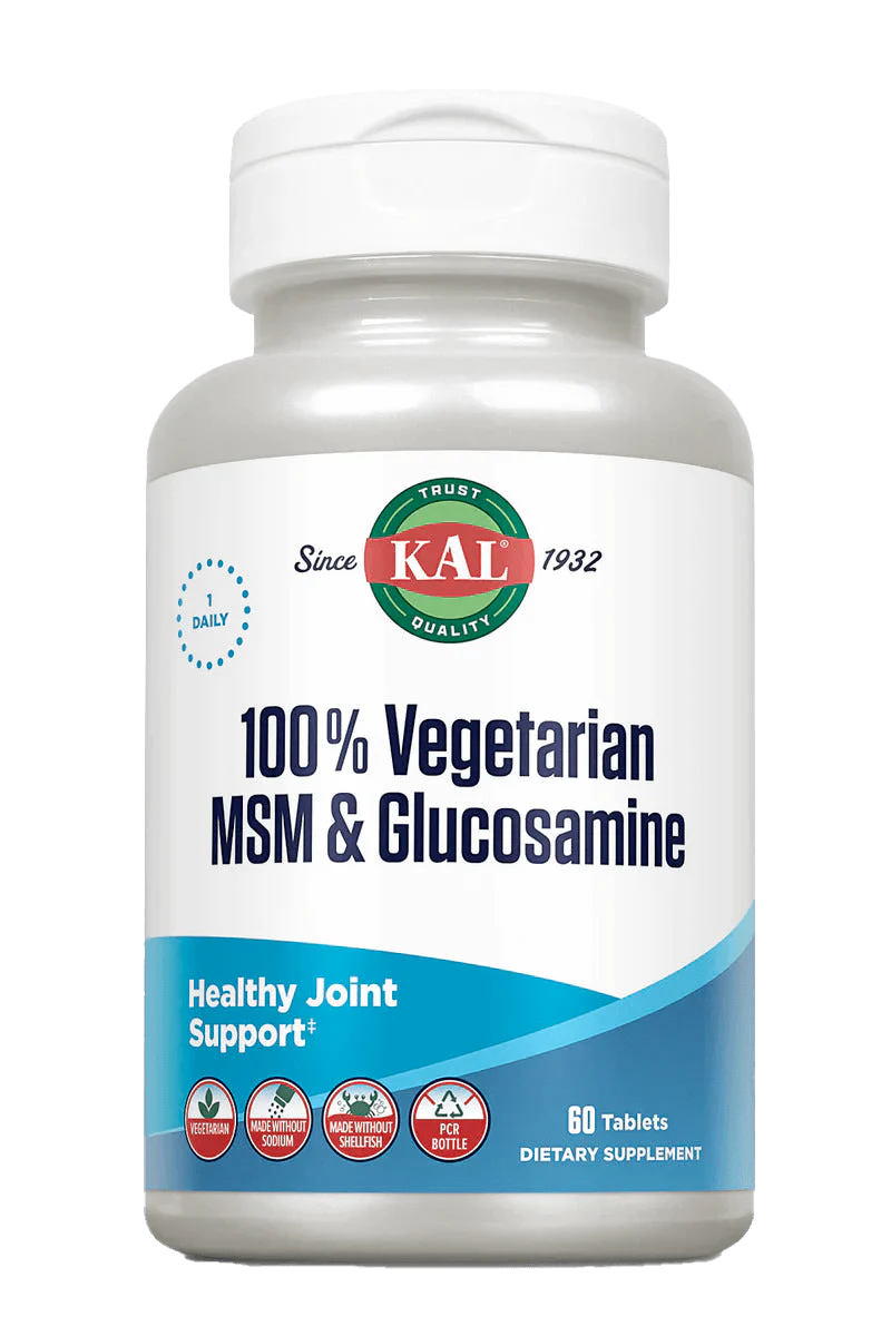 100% Vegetarn MSM & Glucosmine Tablets