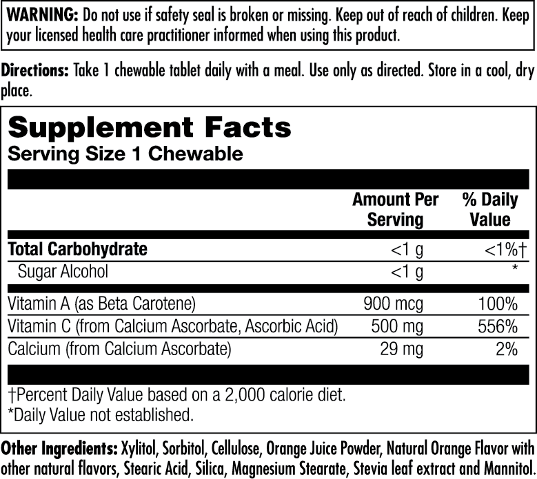 C Chewables Sugarless 500 mg - Image 4
